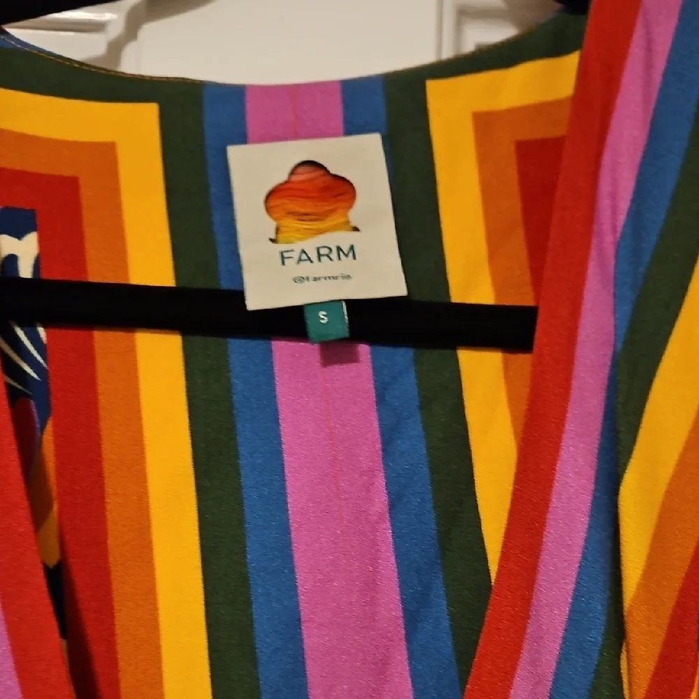 FARM Rio Multicolor Striped Mini Dress - Picture 2 of 3